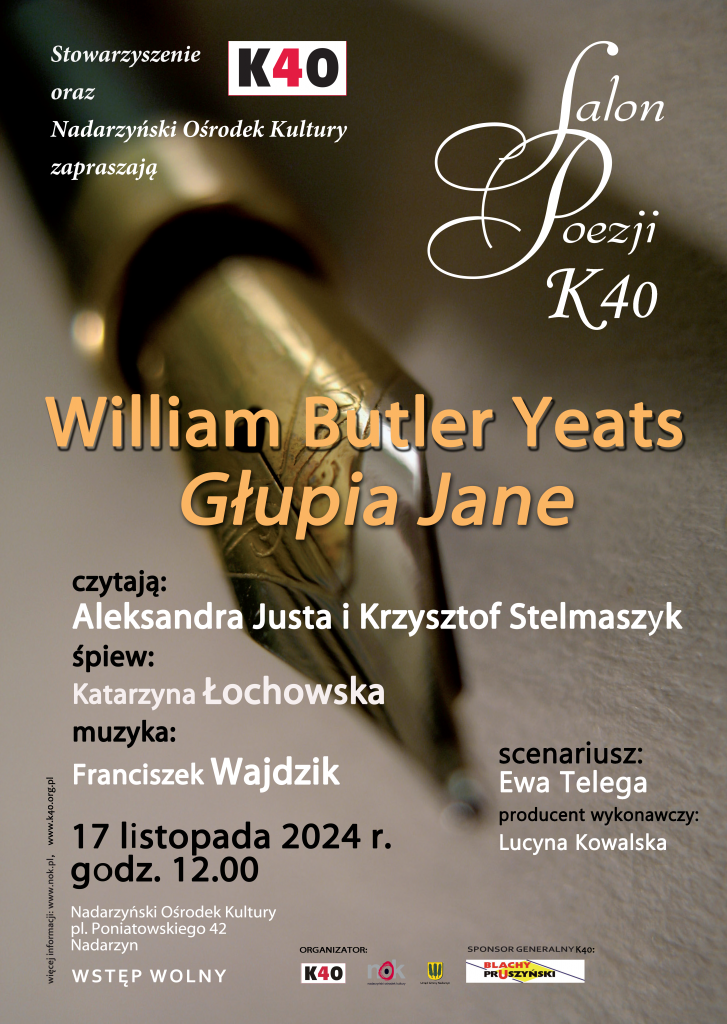 William Butler Yeats  Głupia Jane