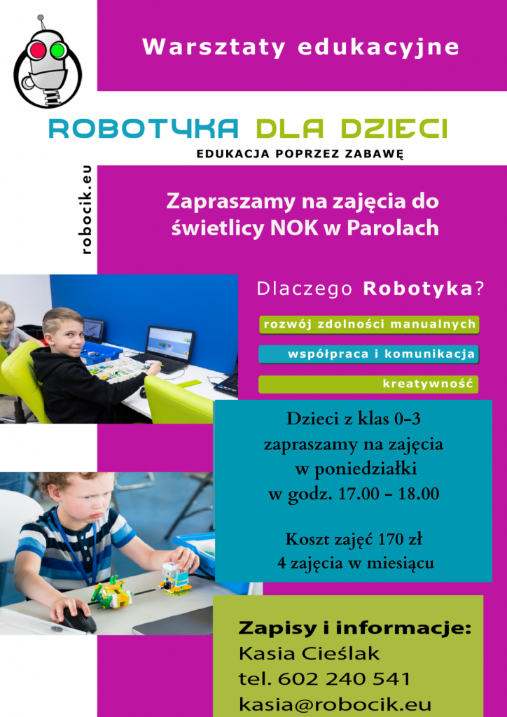 Warsztaty edukacyjne - robotyka dla dzieci