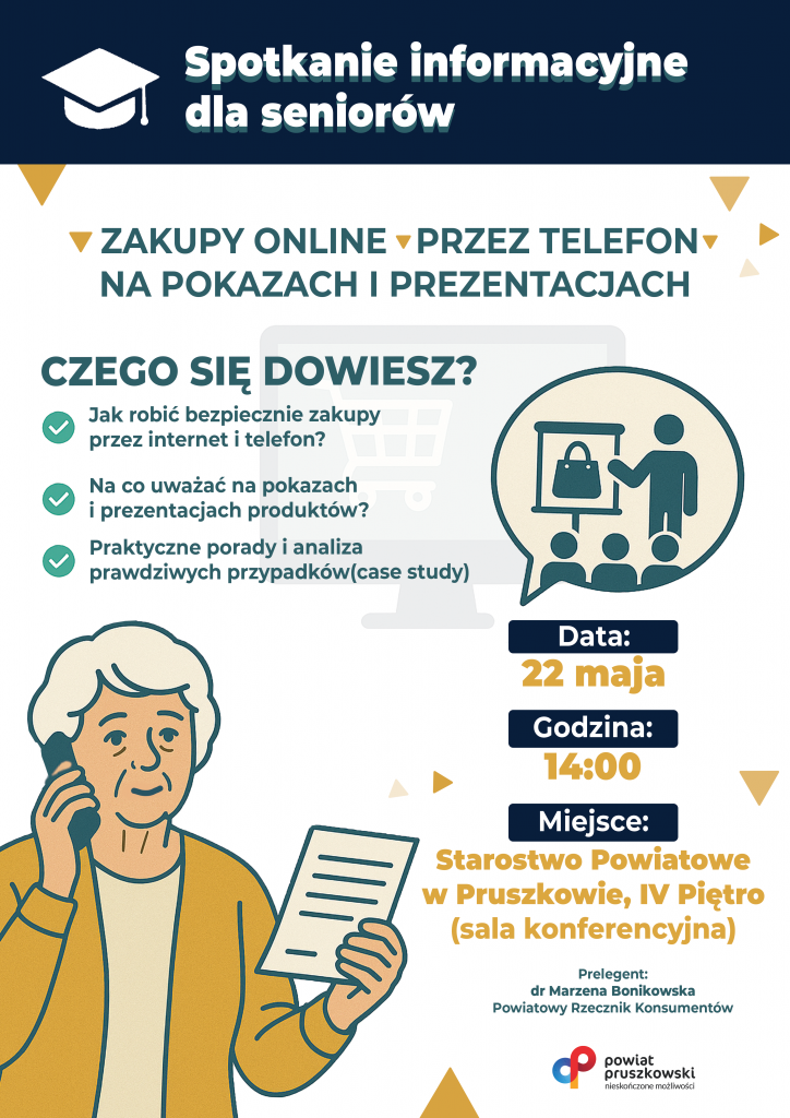 spotkanie informacyjne dla seniorów