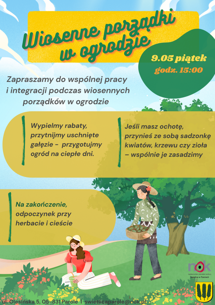 wiosenne porządki w ogrodzie
