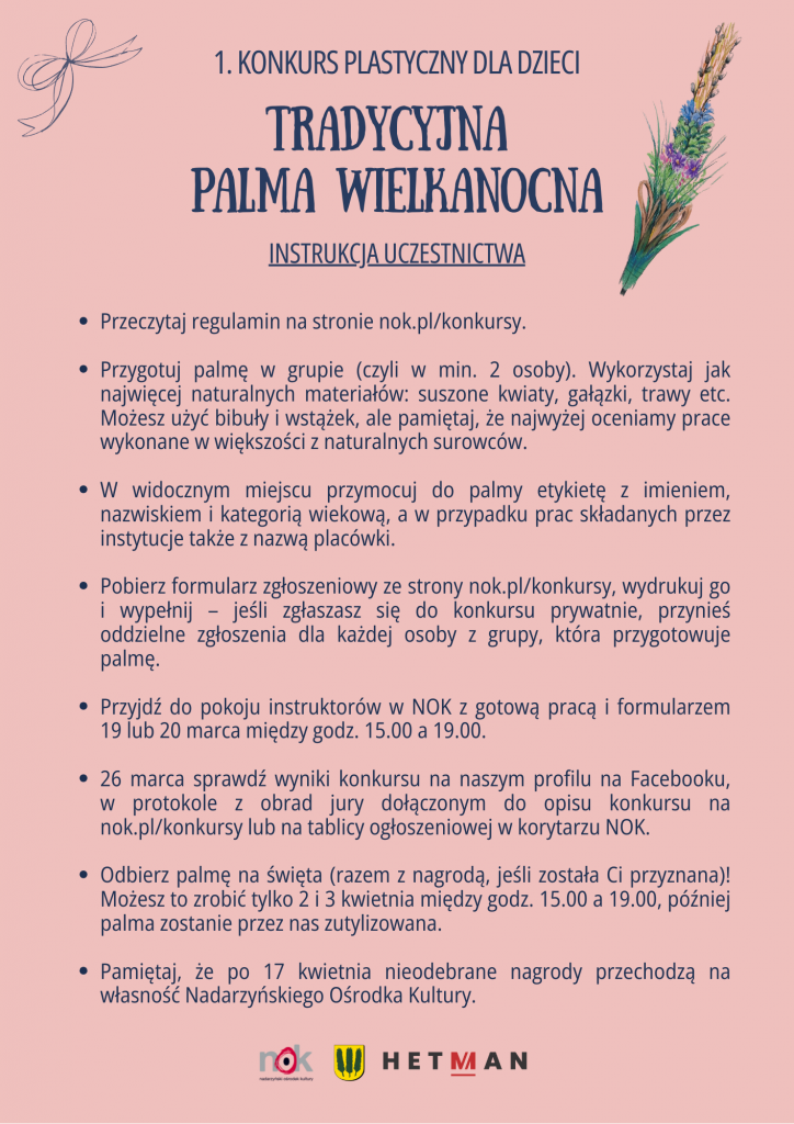 tradycyjna palma wielkanocna