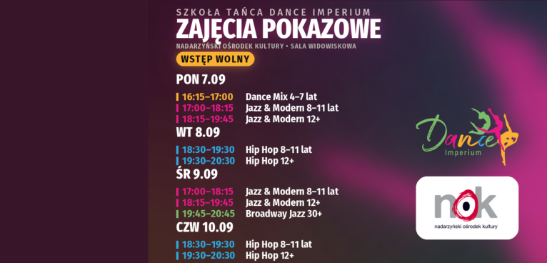 Dni otwarte w Nadarzynie &ndash; zatańcz z nami!