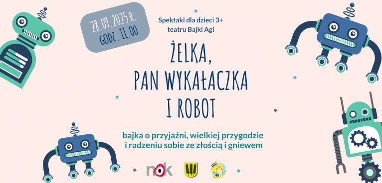 Spektakl dla dzieci 3+ teatru Bajki Agi