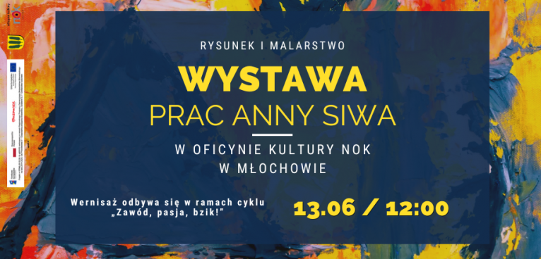 Wystawa prac Anny Siwa w Oficynie Kultury w Młochowie