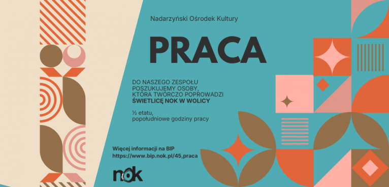 Poszukujemy
osoby do prowadzenia
Świetlicy NOK w Wolicy!